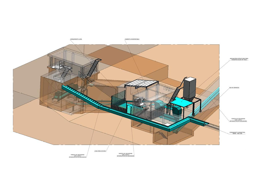 Installation project of a crusher and an analyzer in CEMEX cement factory in Castillejo (Spain)